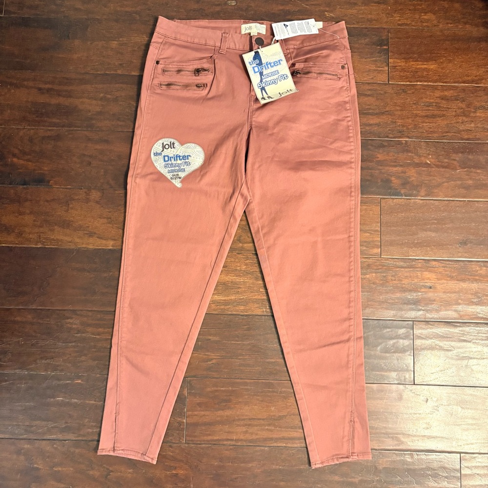 Jolt Women's Mauve/ Dusty Pink Skinny Jeans